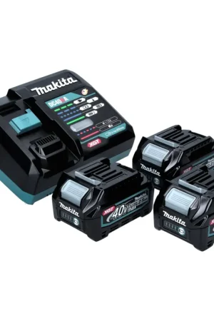 Makita Power Source Kit 40 V max. avec 3x BL 4025 batterie 2,5 Ah XGT ( 3x 191B36-3 ) + DC 40 RA chargeur rapide XGT LXT ( 191E07-8 ) Solde