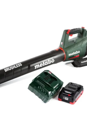 Paiement Sécurisé Metabo LB 18 LTX BL Souffleur de feuilles sans fil 18 V brushless + 1x Batterie 4,0 Ah + Chargeur