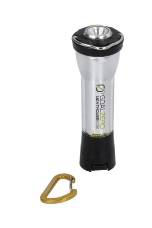 Acheter En Ligne Goal Zero Lighthouse Mini Lampe de poche micro charge USB 120 / 150 Lumens IPX6, 2600 mAh (32008)