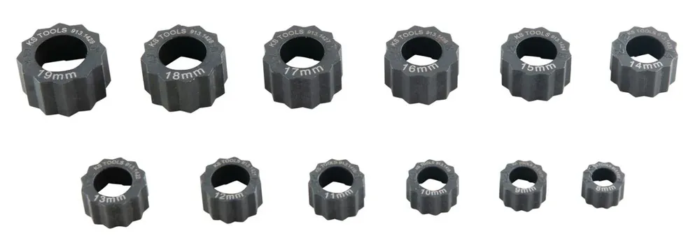 Commander Maintenant KS TOOLS Jeu d’extracteurs d’écrous spéciaux, 12 pcs ( 913.1415 )