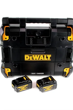 DeWalt DWST1-81078 batterie secteur radio de chantier TSTAK DAB+ USB IP54 Bluetooth + 2x batteries 4,0Ah Prix Cassé