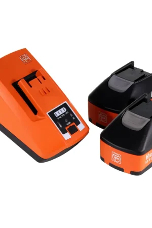 Dernier Modèle Fein HighPower Set de démarrage sans fil 18V: 2x batterie 5,2Ah HP + Chargeur rapide ALG 80 (92604318010)