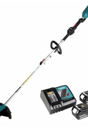Promotion Saisonnière Makita DUR 188 LRF2 coupe-herbe à batterie 18V 250/300mm brushless + 2x batterie 3.0Ah + chargeur