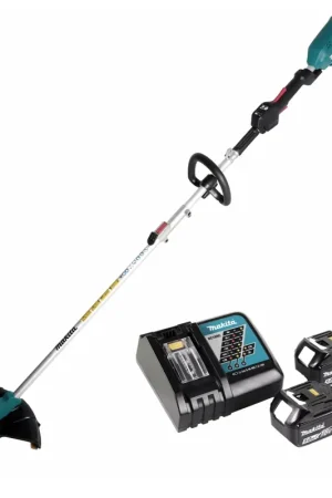 Prix Choc Makita DUR 188 LRT2 coupe-herbe à batterie 18V 250/300mm brushless + 2x batterie 5,0Ah + chargeur