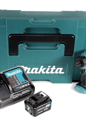 Commander Vite Makita DF 031 DSM1J perceuse-visseuse sans fil 10,8V 30Nm en Makpac + 1x batterie 4,0 Ah + chargeur