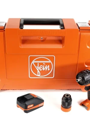Offre Limitée FEIN ABS 18 Q Perceuse-visseuse sans fil 18V 60Nm Interface QuickIN ( 71132264000 ) + Coffret de transport + 1 x Batterie 3,0 Ah - sans Chargeur