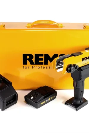 REMS 22V ACC Sertisseuse sans fil pour sertissage radial avec retour automatique + 1x Batterie 2,5Ah + Chargeur + Boîtier en acier ( 576010 R220 ) Bon Marché