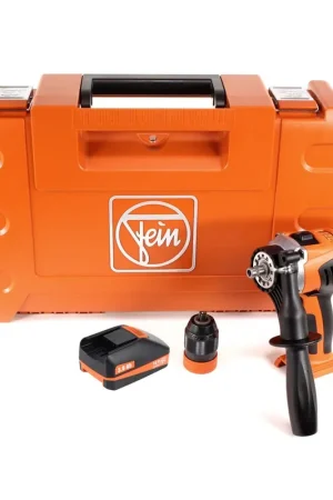 FEIN ASCM 18 QM Perceuse-visseuse sans fil - 4 vitesses 18V 90Nm ( 71161164000 ) Set + Coffret de transport + 1x Batterie 3,0 Ah - sans chargeur Pas Cher