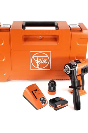 FEIN ASCM 18 QM Perceuse-visseuse sans fil - 4 vitesses 18V 90Nm ( 71161164000 ) Set + Coffret de transport + 1x Batterie 3,0 Ah + Chargeur Commander Maintenant