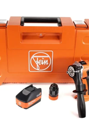 FEIN ASCM 18 QM Perceuse-visseuse sans fil - 4 vitesses 18V 90Nm ( 71161164000 ) Set + Coffret de transport + 1x Batterie 5,2 Ah - sans chargeur Pas Cher