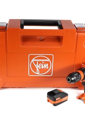 FEIN ASCM 18 QSW Perceuse visseuse sans fil 4-vitesses 18V 40Nm ( 71161264000 ) Set + Coffret de transport + 1x Batterie 6,0 Ah - sans chargeur Prix Promo