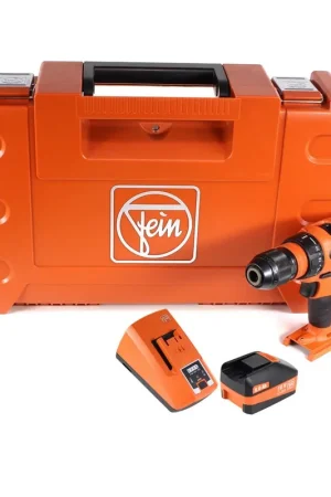 Offre Du Jour FEIN ASCM 18 QSW Perceuse visseuse sans fil 4-vitesses 18V 40Nm ( 71161264000 ) Set + Coffret de transport + 1x Batterie 6,0 Ah + Chargeur