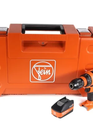 FEIN ASCM 18 QSW Perceuse visseuse sans fil 4-vitesses 18V 40Nm ( 71161264000 ) Set + Coffret de transport + 1x Batterie 5,2 Ah - sans chargeur Haute Qualité
