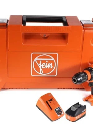 FEIN ASCM 18 QSW Perceuse visseuse sans fil 4-vitesses 18V 40Nm ( 71161264000 ) Set + Coffret de transport + 1x Batterie 5,2 Ah + Chargeur Bon Marché
