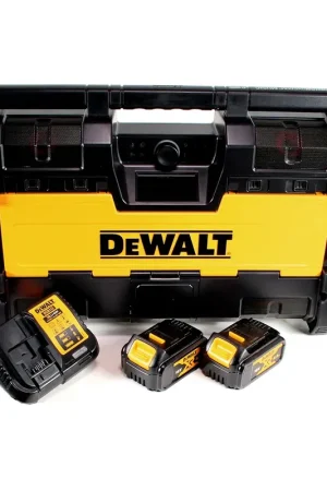 DeWalt DWST1-75663 M2 Radio de chantier DAB + 2x Batteries 4,0Ah + Chargeur Jusqu'à Épuisement Des Stocks