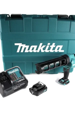 Pistolet à cartouche à batterie Makita CG 100 DSA1AK 10,8V pour cartouches 310ml en étui + 1x batterie 2,0Ah + chargeur Vente Directe