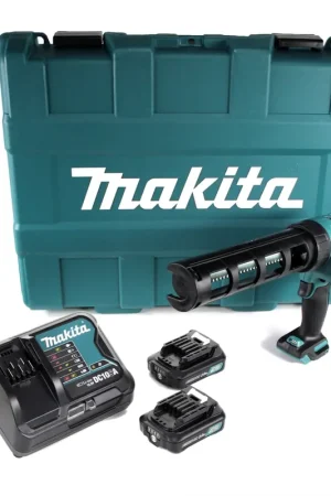 Pistolet à cartouche à batterie Makita CG 100 DSAAK 10,8V pour cartouches 310ml en étui + 2x batterie 2,0Ah + chargeur Prix Promo