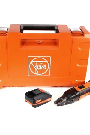 Commander Maintenant FEIN ABSS 18 1.6 E Cisaille sans fil maniable jusqu'à 1,6 mm 18V ( 71300361000 ) Set + Coffret de transport + 2x Batteries 3,0 Ah - sans chargeur