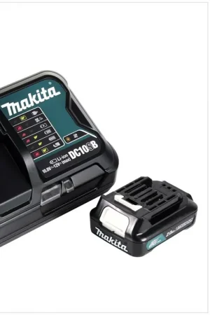 Makita Power Source Kit 12V: 1x BL1021B Batterie 2,0Ah + DC10SB Chargeur Commander Maintenant