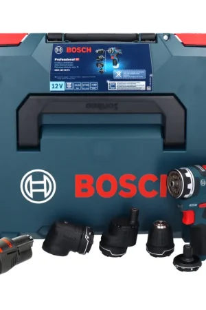 Bosch GSR 12V-35 FC Professional perceuse-visseuse sans fil 12 V 35 Nm sans balais + 1x batterie 3,0 Ah + L-Boxx - sans chargeur Produit De Marque