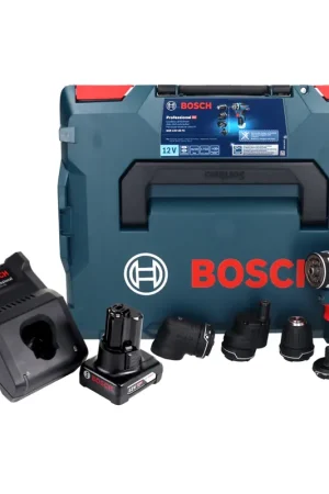 Promotion Saisonnière Bosch GSR 12V-35 FC Professional perceuse-visseuse sans fil 12 V 35 Nm sans balais + 1x batterie 6,0 Ah + chargeur + L-Boxx