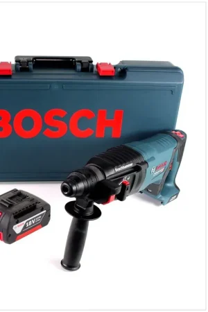 Nouveauté Bosch GBH 18V-26 D Marteau perforateur sans fil 18V 2,6J SDS-Plus + Coffret de transport + 1x Batterie 3,0Ah - sans Chargeur