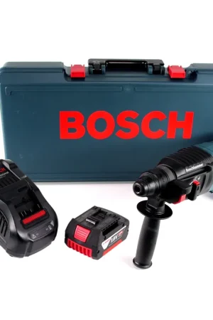 Usine Directe Marteau perforateur sans fil Bosch GBH 18V-26 D 18V 2,5J SDS-Plus dans un coffret d'artisan + 1x batterie 4,0Ah + chargeur