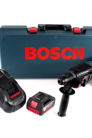 Authentique Bosch GBH 18V-26 D Marteau perforateur sans fil 18V 2.6J SDS-Plus + Coffret professionnel + 1x Batterie 5.0Ah + Chargeur
