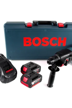 Marteau perforateur sans fil Bosch GBH 18V-26 D 18V 2,5J SDS-Plus dans un coffret d'artisan + 2x batterie 6,0Ah + chargeur Paiement Sécurisé
