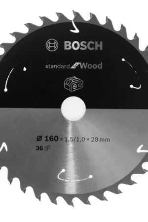 Bosch Lame de scie circulaire Standard pour bois 160 x 1,5 x 20 / 15,875 mm - 36 dents ( 2608837677 ) Pas Cher