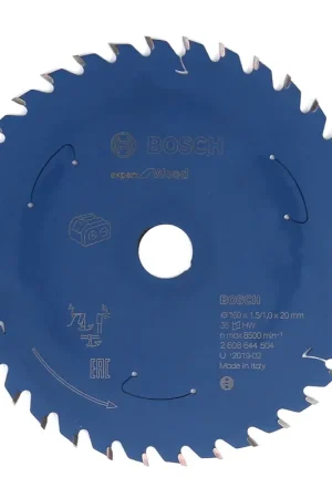 Bosch Lame de scie circulaire Expert for Wood 160 x 1,0 x 20 mm - 36 dents pour bois ( 2608644504 ) Satisfait Ou Remboursé