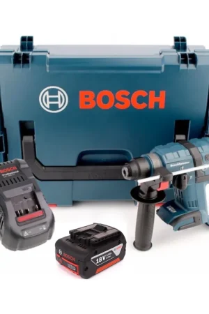 Offre Limitée Bosch GBH 18 V-EC 18V 1.7J SDS-Plus Marteau perforateur sans fil sans balais + 1x Batterie 3.0Ah + Chargeur rapide + L-Boxx