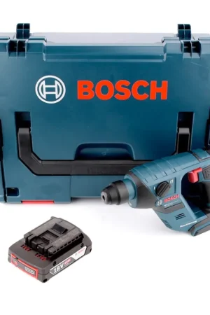 Produit De Marque Marteau perforateur à batterie Bosch GBH 18 V-LI 18 V SDS-Plus + L-Boxx + 1x batterie 2,0 Ah - sans chargeur