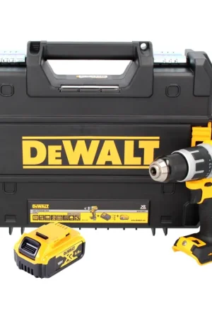 Achat Immédiat DeWalt DCD 796 NT Perceuse-visseuse à percussion sans fil Brushless 18V 70Nm + 1x Batterie 5,0 Ah + Coffret de transport - sans chargeur