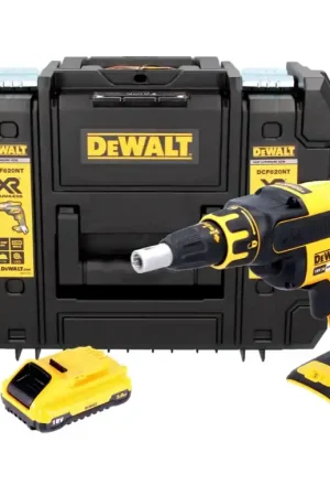 DeWalt DCF 620 NT Visseuse sans fil à cloison sèche 18V 1/4" Brushless + 1x Batterie 3,0Ah + Coffret de transport - sans chargeur Promotion