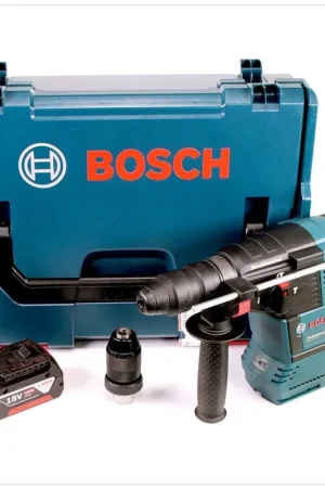 Bosch GBH 18V-26 F Marteau perforateur sans fil 18V 2.6J sans balai SDS plus + 1x Batterie 2.0Ah + Coffret L-Boxx - sans chargeur Super Prix