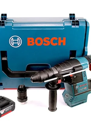 Meilleur Prix Bosch GBH 18V-26 F Marteau perforateur sans fil 18V 2,6J brushless SDS plus + 1x batterie 3,0Ah + L-Boxx - sans chargeur rapide