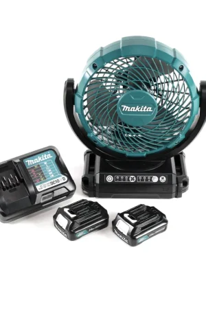 Ventilateur sur batterie Makita CF 101 WA 12V + 2x batteries 2,0Ah + chargeur rapide Satisfait Ou Remboursé