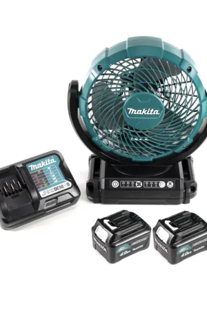 Ventilateur sur batterie Makita CF 101 WM 12V + 2x batteries 4,0Ah + chargeur Livraison Express