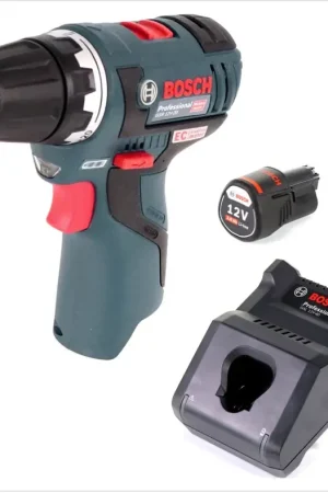 Perceuse-visseuse sans fil Bosch GSR 12V-20 12V 20Nm sans balais + 1x batterie 3,0Ah + chargeur Remise