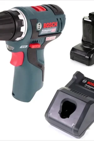 Nouvelle Collection Bosch GSR 12V-20 Professional 12V Perceuse-Visseuse sans fil Brushless Solo - sans Coffret, sans Batterie ni Chargeur