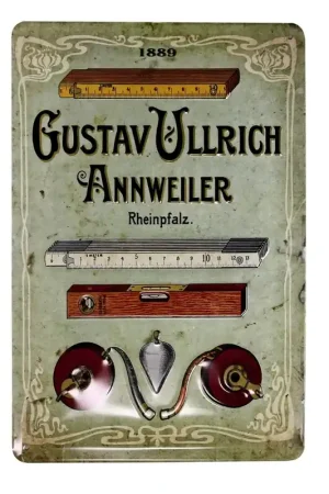Solde Stabila Panneau Gustav Ullrich Annweiler Retro Vintage 300x200x2mm ( LxBxH )