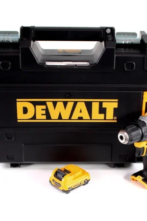 DeWalt DCD701NT Perceuse visseuse sans fil 12V 57,5Nm Brushless + 1x Batterie 2,0Ah + Coffret de transport TSTAK - Sans Chargeur Prix Réduit