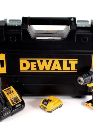 Bon Plan DeWalt DCD 701 D1 Perceuse visseuse sans fil 12V 57,5Nm Brushless + 1x Batterie 2,0Ah + Chargeur + Coffret TSTAK
