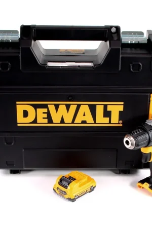 DeWalt DCD701NT Perceuse-visseuse sans fil 12V 57,5Nm Brushless + 1x Batterie 3,0Ah + Coffret - sans chargeur Offre Spéciale