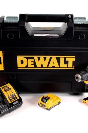 Vente Flash DeWalt DCD701L1 Perceuse visseuse sans fil sans fil 12V 57,5Nm Brushless + 1x Batterie 3,0Ah + Coffret de transport TSTAK + Chargeur