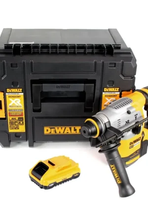 Marteau combiné à batterie DeWalt DCH 283 NT 18V 2,8J SDS plus brushless + 1x batterie 3,0Ah + TSTAK - sans chargeur Bon Marché