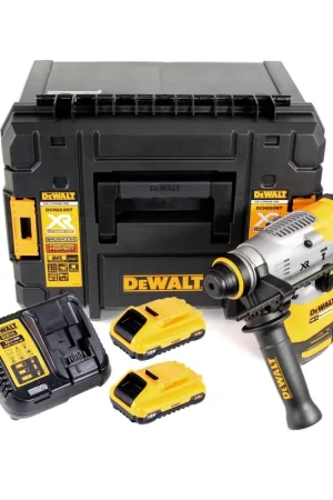 DeWalt DCH 283 L2 marteau combiné à batterie 18V 2,8J SDS plus brushless + 2x batterie 3,0Ah + chargeur + TSTAK Nouvelle Collection