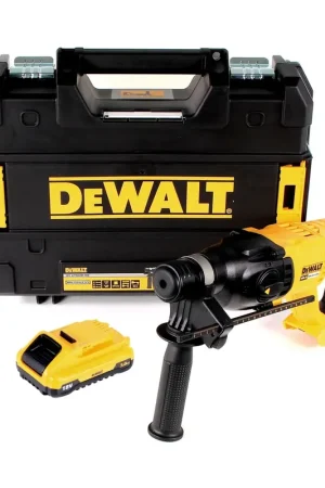 Marque Marteau combiné à batterie DeWalt DCH 133 NT 18V 2,6J SDS plus brushless + 1x batterie 3,0Ah + TSTAK - sans chargeur