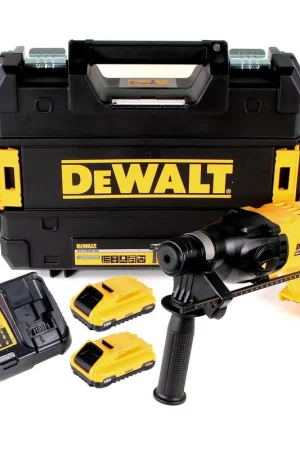 DeWalt DCH 133 L2 marteau combiné à batterie 18V 2,6J SDS plus brushless + 2x batterie 3,0Ah + chargeur + TSTAK Super Prix
